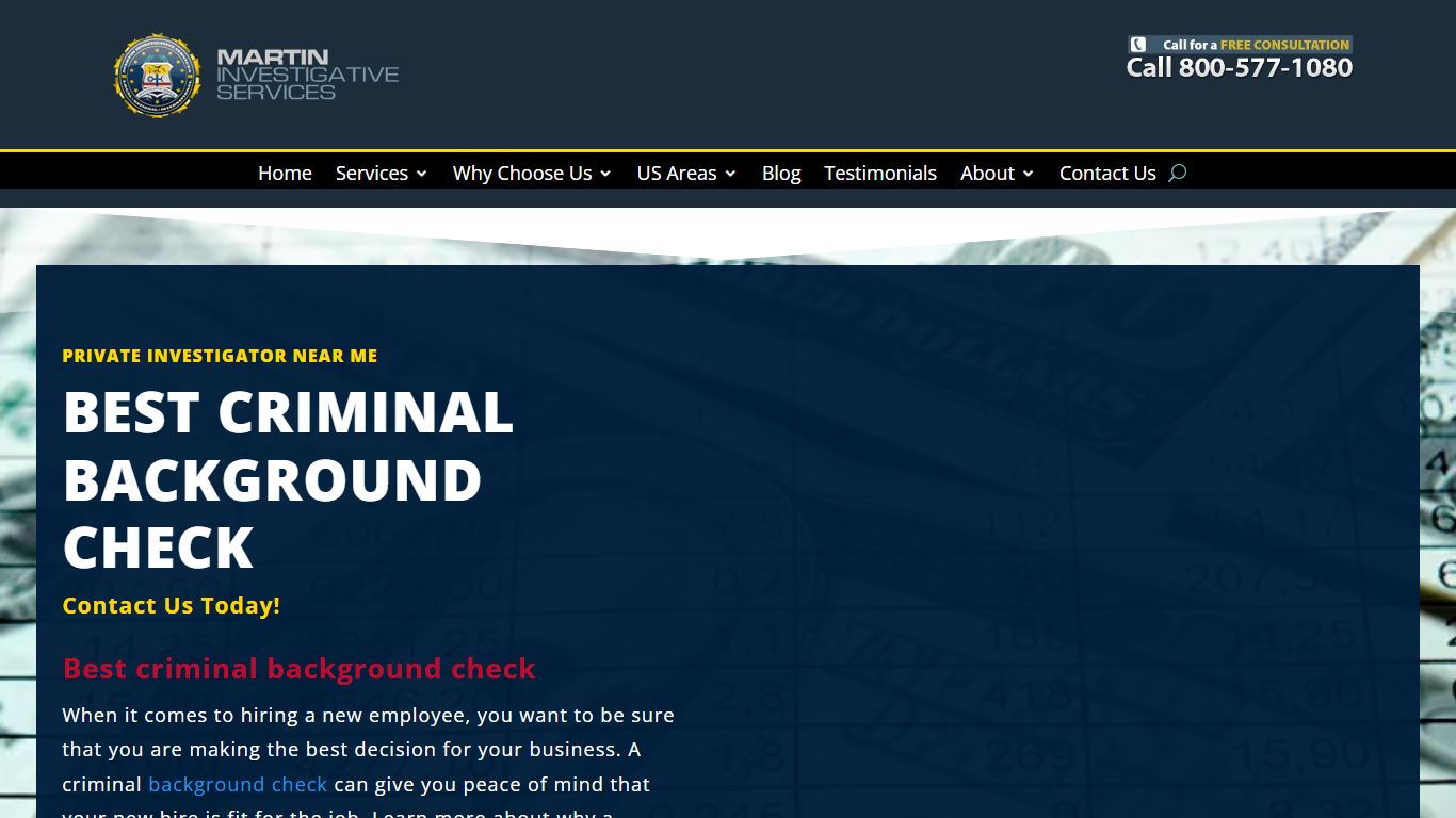 Best Criminal Background Check